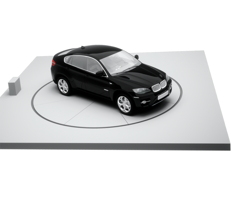 Plataformas giratorias de vehículos: