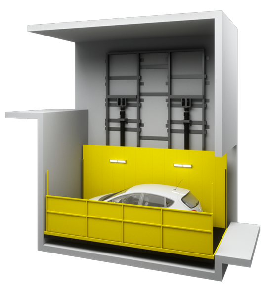 Sistema de elevación de autos KTS: